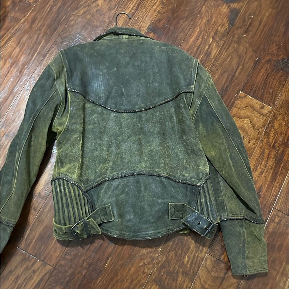 Leather Motorcycle Jacket. - Picture 3 of 8